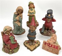 6 Tom Clark Gnomes / Figurines