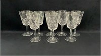 8 Waterford Lismore Claret Glasses