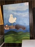 Hand Painted Woodstock on Canvas