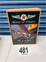 Wings Of Texaco Plane In Box