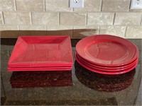 Red Square & Round Plates (Incl. Corsica Home,