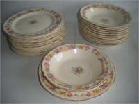 Knowles Dishes(9in. Diam) and Soup Bowls