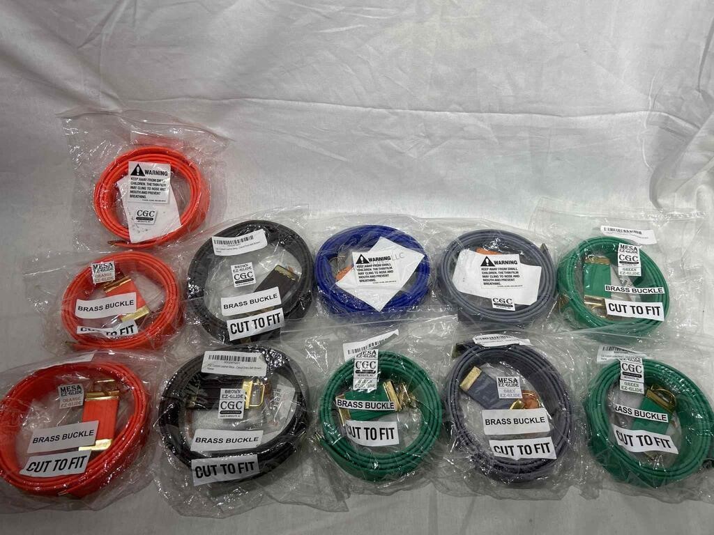 11 New Mesa EZ glide cute to fit belts. Assorted