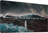 Sea Waves Canvas Prints Wall Art