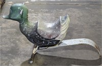 (U) Playground vintage duck ride-on spring toy