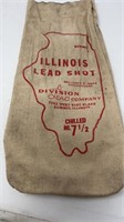 Illinois 7 1/2 Chilled Shot Shot Canvas Shot Bag1e