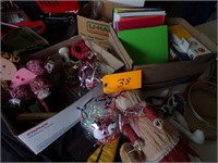 TENNIS RACKET, SCHOOL SUPPLIES & MISC. ITEMS