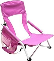 SunnyFeel Low Folding Camping Chair, Portable Beac
