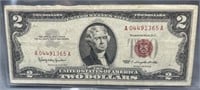 U.S. Two Dollar Red Seal 1963 A4491365A
