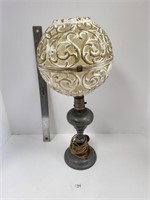 Pewter Lamp with Shade