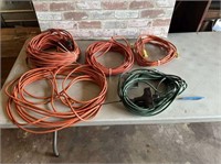 BOX LOT: ASSORTED EXTENSION CORDS