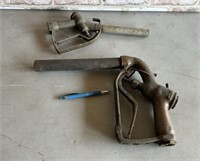 2 PCS- VINTAGE / ANTIQUE FUEL HANDLE