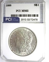 1888 Morgan PCI MS65