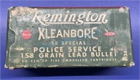 Remington Kleanbore "Police Service" 38 special