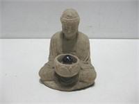 6" Buddha Statue W/Glass Orb