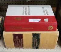 TWO HARDCOVER WEBSTER DICTIONARIES