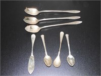 Lot of Early Flatware Serving Pieces