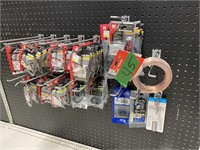 wiring clamps, fasteners etc.