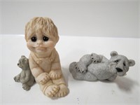2 "Quarry Critters" Figurines