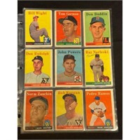 (30) 1958 Topps Baseball Cards Lower Grade