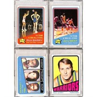 (4) 1973-74 Topps Basketball Cards