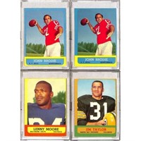 (4) 1963 Topps Football Stars/hof