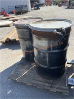 2- Metal 55 Gallon Drums