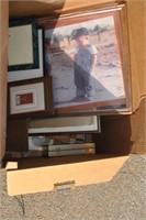 box of picture frames