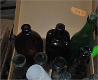 Colored bottles