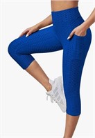 New (Size L)Yoga Capri Pants for Women Elastic