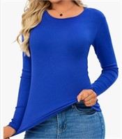 New (Size S)  Long Sleeve Shirt for Women Ribbed