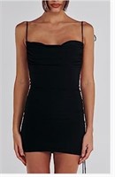 New (Size M) Abyovrt Women Sexy Backless Dress