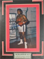 Muhammad Ali Signed Matted Photo w/ COA