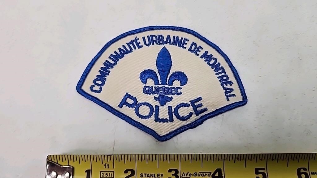 Quebec police patch