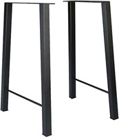 2 PCS 28'' Industry Trapezoid Dinning Table Legs