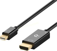 Rankie Mini DP to HDMI Cable  6 Feet  Black