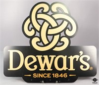 Dewar's Whiskey Advertising Sign