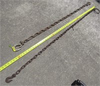 2 short log chains