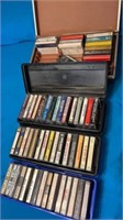 Country cassette tapes with holders