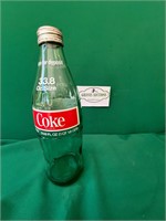 1 liter Glass Coke Bottle 12”