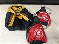 GROUP OF KIDS SPORTS BAGS