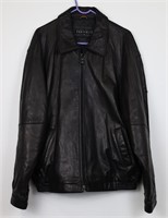 VTG Mens Perry Ellis Leather XL Jacket