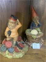 Tom Clark Gnome Checkers & Golf (nose is chipped)