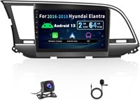 Camecho 2+64G Car Stereo Radio for 2016-18 Hyundai