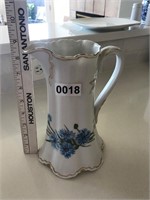 Tall pitcher marked 1896