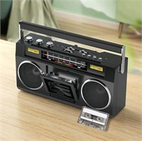 Portable Boombox Radio Cassette