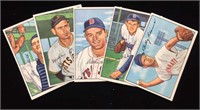 (5) 1952 Bowman baseball cards -