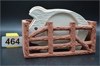 Set of Pig coasters in their pen