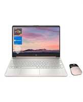 $379  HP 15.6 Laptop, Ryzen 3, 4GB, 128GB, Pink