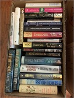 4 boxes of hardback books by Grisham,
